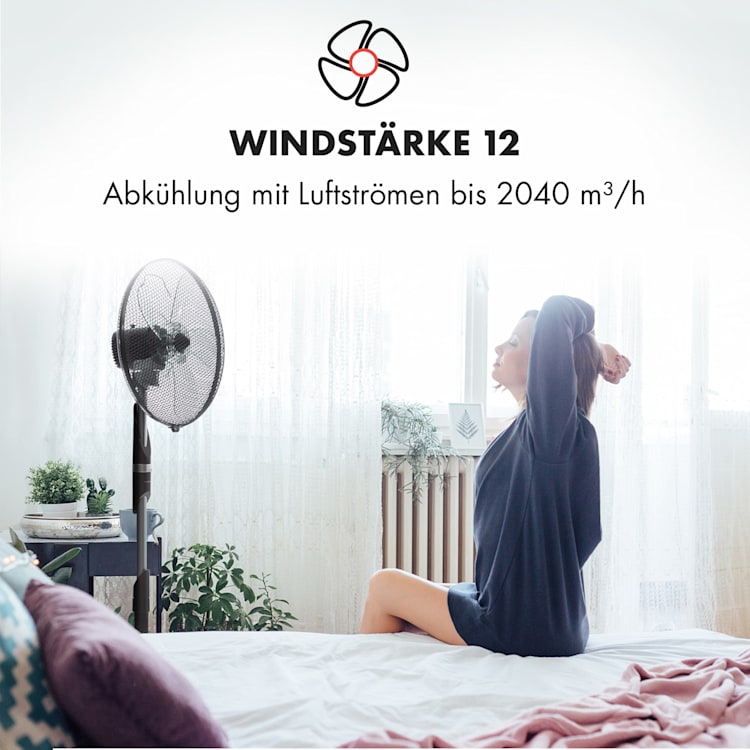 Summer Vibe Standventilator 16" 55W 2040 m³/h Oszillation verstellbar