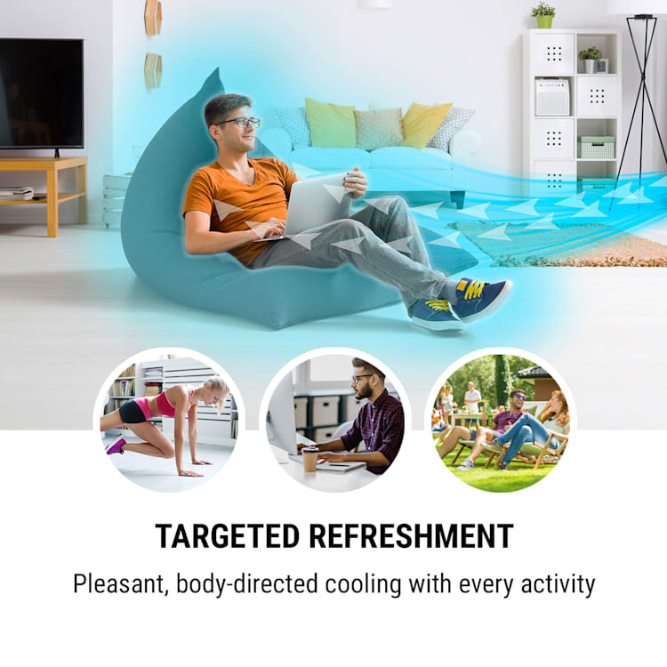 Coolster, ochladzovač vzduchu, ventilátor, ionizátor, 60 W, 320 m³/h , 4 l nádrž, biely Biela