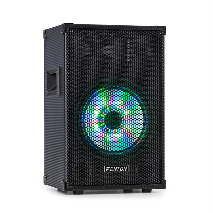 TL10LED 3-weg passieve luidspreker RGB leds 10" woofer 500W tweeter hoorn