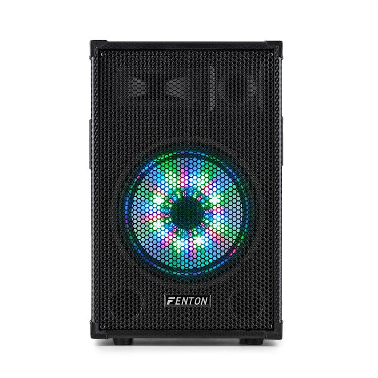 TL10LED 3-weg passieve luidspreker RGB leds 10" woofer 500W tweeter hoorn