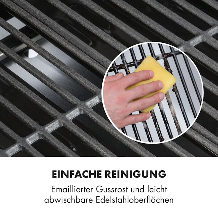 Lucifer 2.0-T Gasgrill 2 x 3,5 kW Brenner 45x44cm Grill Edelstahl