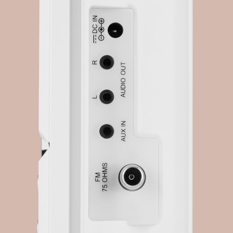 Stereosonic Impianto Stereo, Montaggio a parete, Lettore CD, USB, BT, bianco