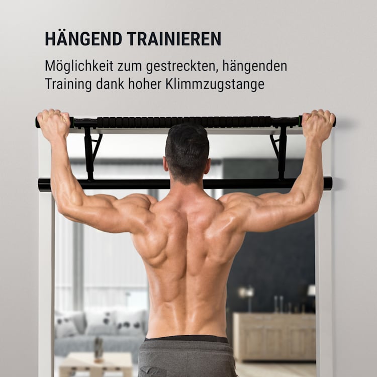In-Door Klimmzugstange Türrahmenaufhängung 130kg EVA-Pads Stahl