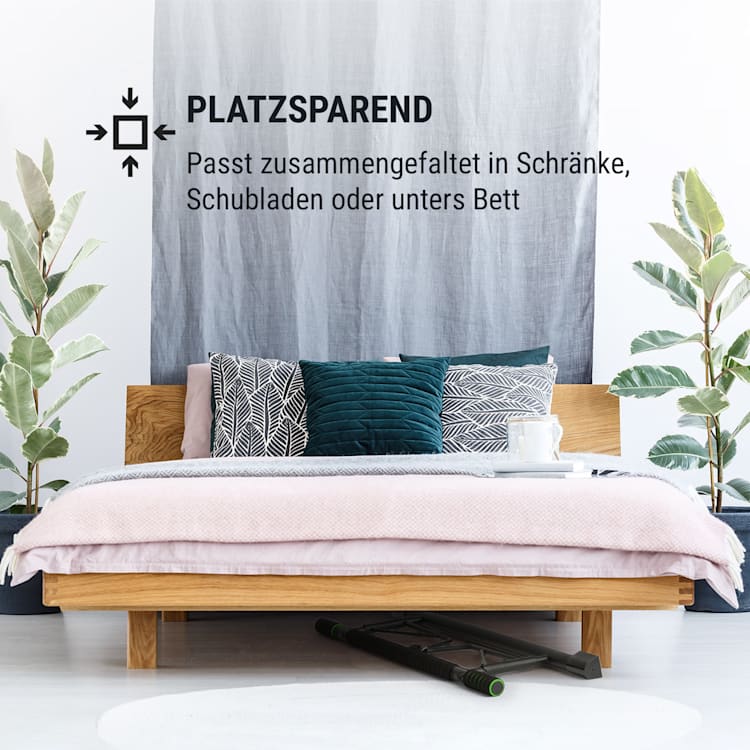 In-Door Klimmzugstange Türrahmenaufhängung 130kg EVA-Pads Stahl
