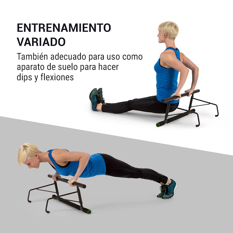 In-Door Barra de dominadas Suspensión para marco de puerta 130kg Almohadilla EVA Acero negra