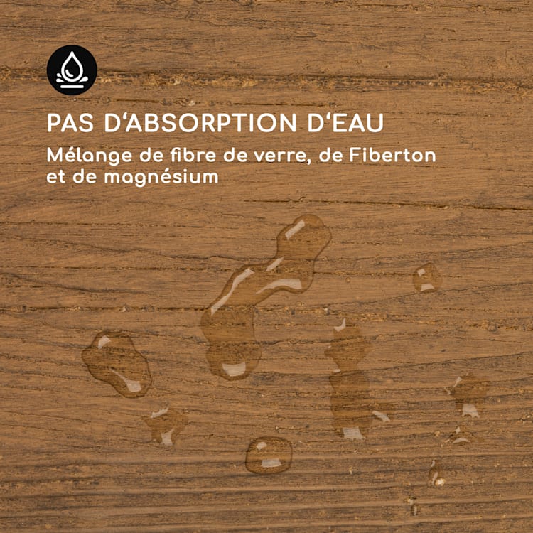 Timberflor bloempot 60 x 50 x 30 cm GVK in-/outdoor bruin 60 x 50 x 30 cm