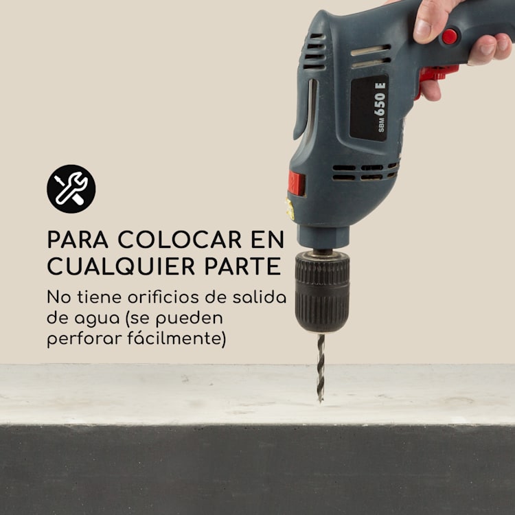 Airflor Maceta 45 x 100 x 27 cm Fibra de vidrio Exterior/Interior gris claro Gris Claro
