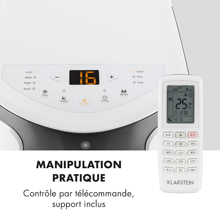 New Breeze ECO Climatiseur mobile 10 000 BTU / 2,9 kW EEK A+