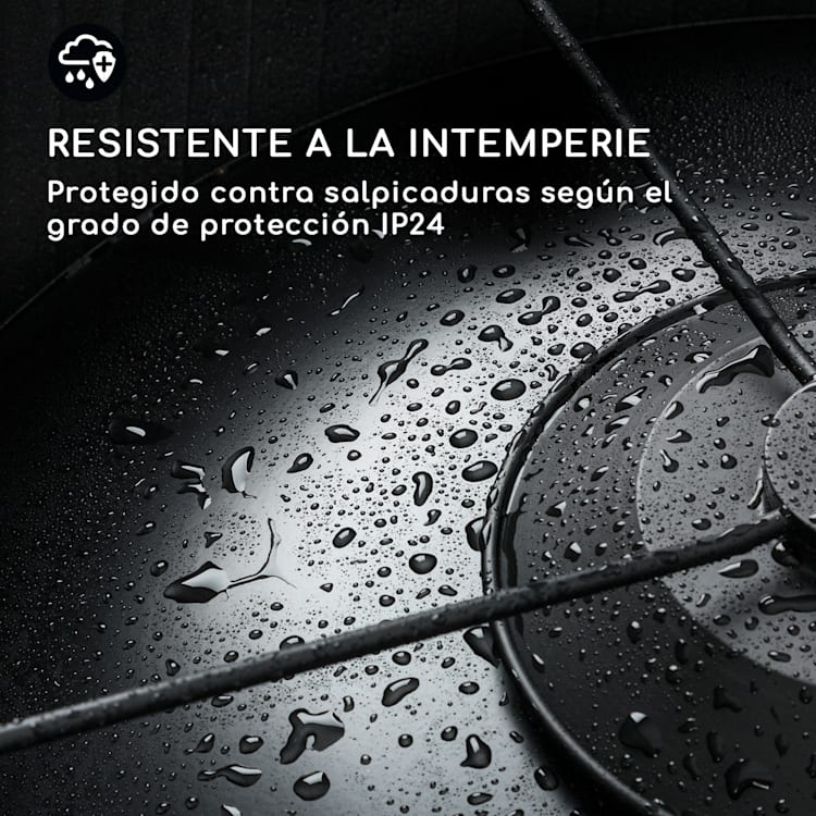 Venice Heat Radiador de terraza 800/1000/1800W mando a distancia color negro Negro