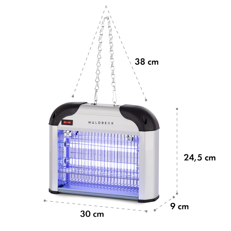 Mosquito Ex 3000, уред за изтребване на насекоми, 16 W, UV лампа, 40 m² ефективна площ