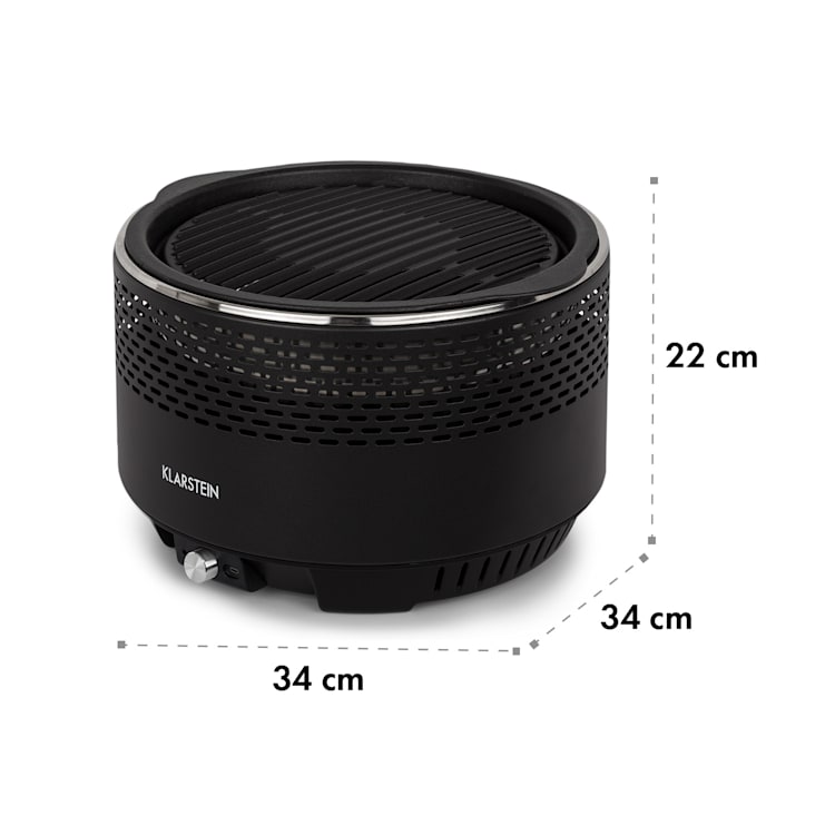 Micro-Q 3131 Barbecue à charbon rond grille Ø 31cm noir