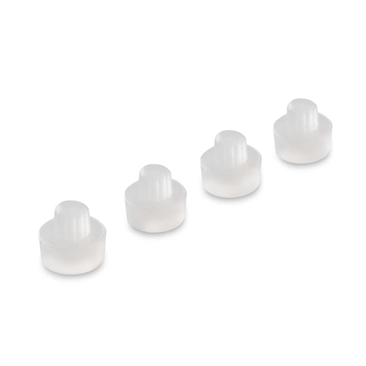 Silicone feet transparent
