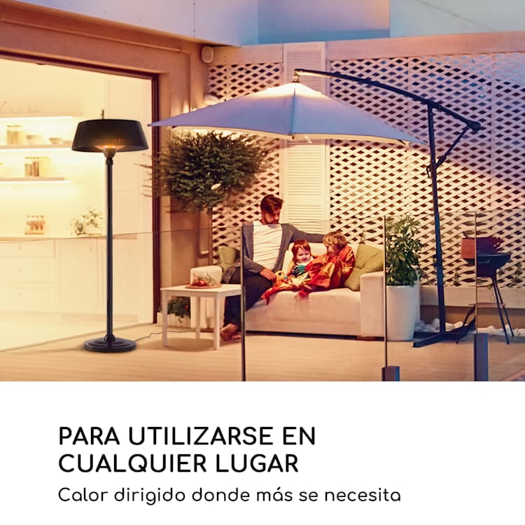 Venice Heat Stand Calefactor de infrarrojos 1000/2000W Carbono IP34
