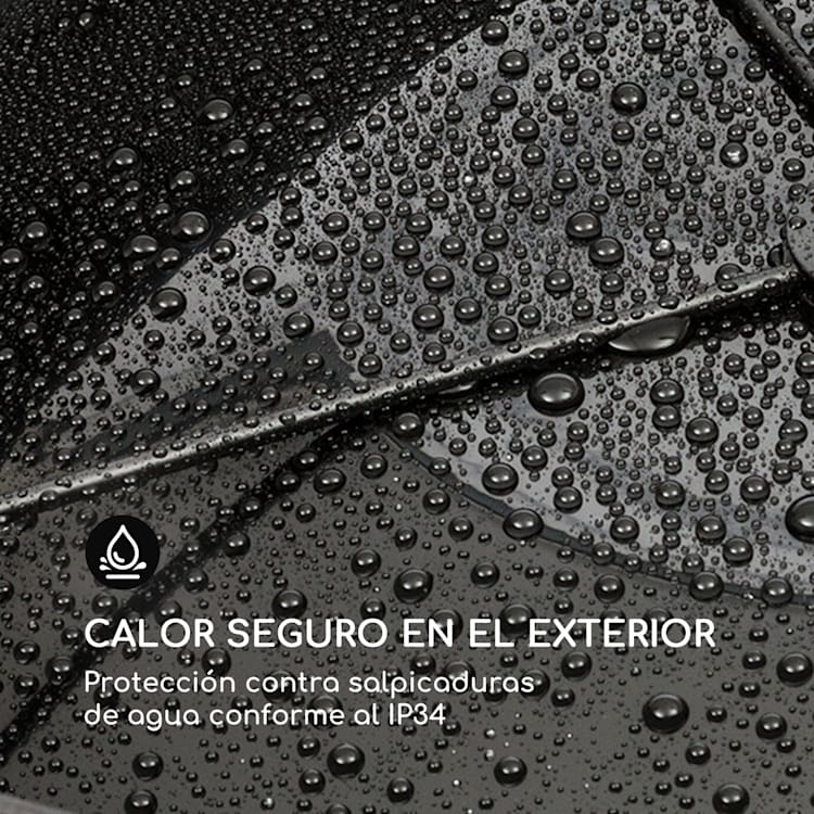 Venice Heat Stand Calefactor de infrarrojos 1000/2000W Carbono IP34