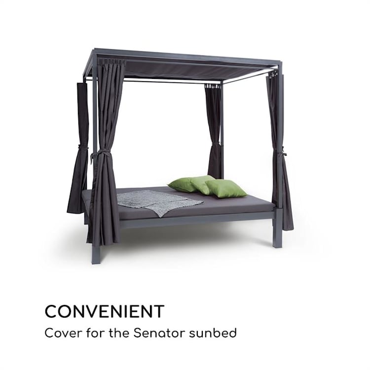 Senator Cover Cubierta Poliéster Impermeable Cremallera Gris
