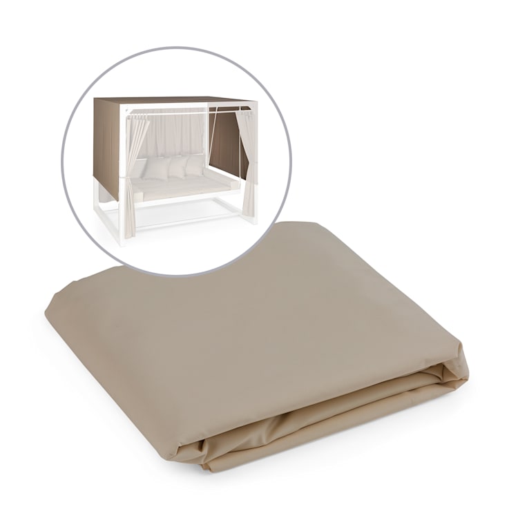 Eremitage, náhradná strieška, ochrana pred slnkom, nepremokavá, polyester, sivohnedá Taupe