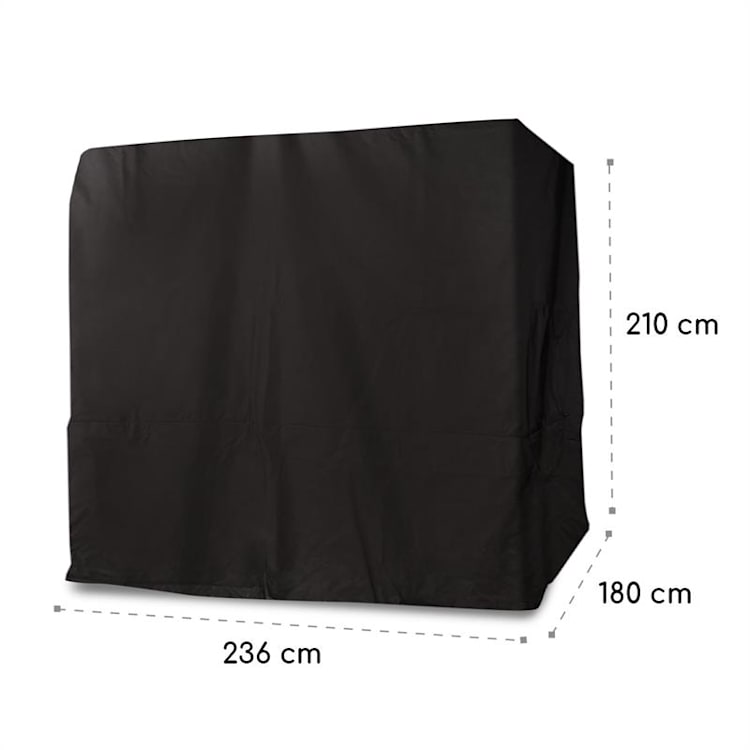 Eremitage Cover housse polyester imperméable fermeture éclair noire