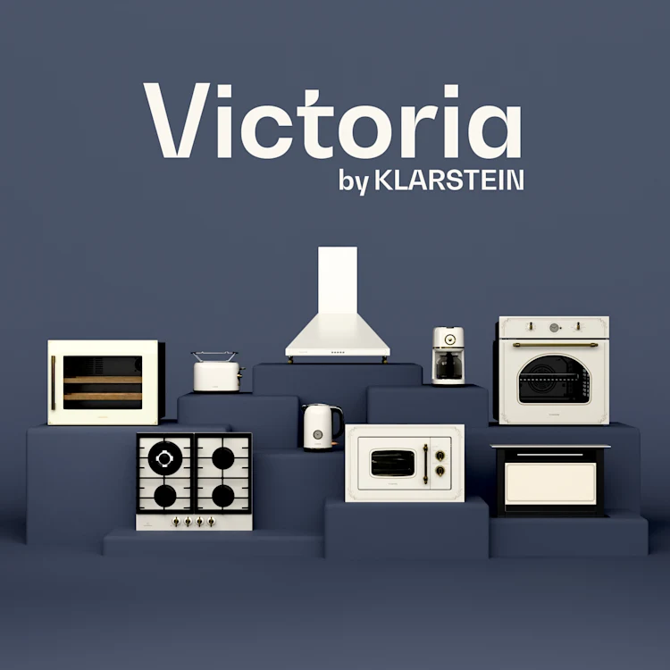 Victoria 20 Built-in Microwave 20 l 800 W Grill: 1000 W Ivory Vintage Cream