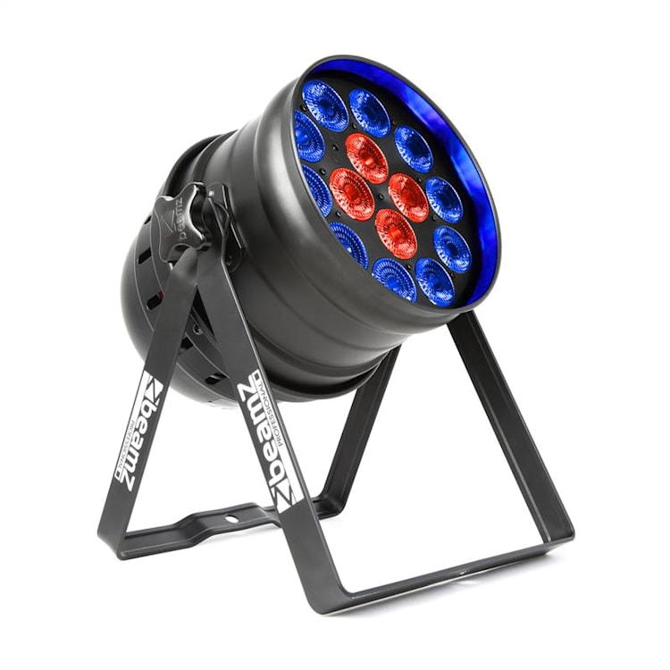 BPP225 PAR 64, LED reflektor, 6v1 LED diódy, RGBWA-UV, 200 W, čierny