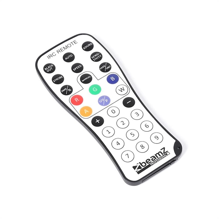 BPP225 PAR 64, LED reflektor, 6v1 LED diódy, RGBWA-UV, 200 W, čierny