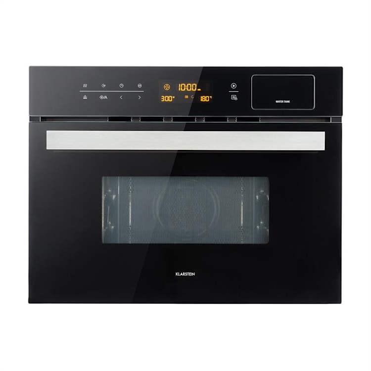 Luminance Steam, beépíthető mikrohullámú sütő, 900 W, 34 L, fekete