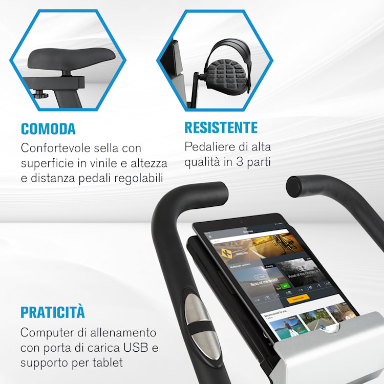 Evo Track Cardiobike App Bluetooth 15kg Massa Volanica Evo Track - 15 kg
