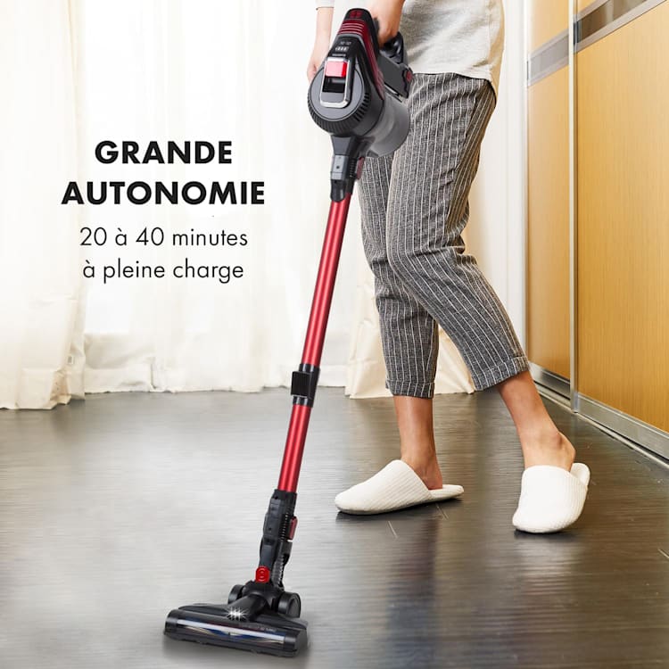 Cleanbutler 3G Turbo accustofzuiger 0,7L HEPA13 rood/zwart Rood