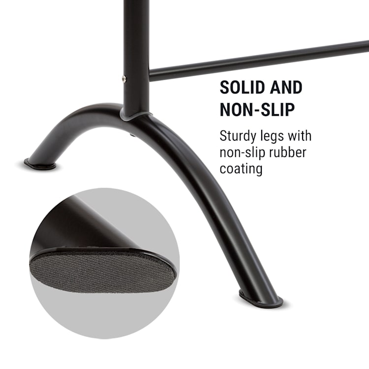 Barre Marie kaksirivinen balettitanko liikuteltava 220 x 113 cm, 2 x 38mm Ø 220 cm | Musta