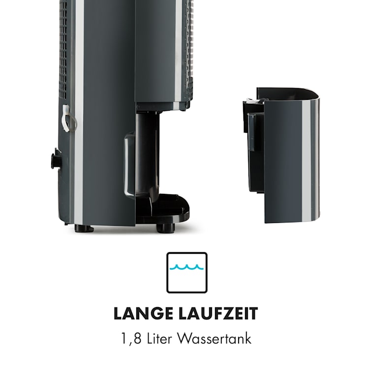 DryFy 10 Luftentfeuchter Dehumidifier 240W 10l/d 100m³/h 15-20m² 10l/24h | Anthrazit