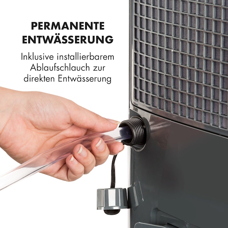 DryFy 20 Luftentfeuchter 420W 20l/d 230m³/h 40-50m² DrySelect 45dB 20l/24h | Anthrazit
