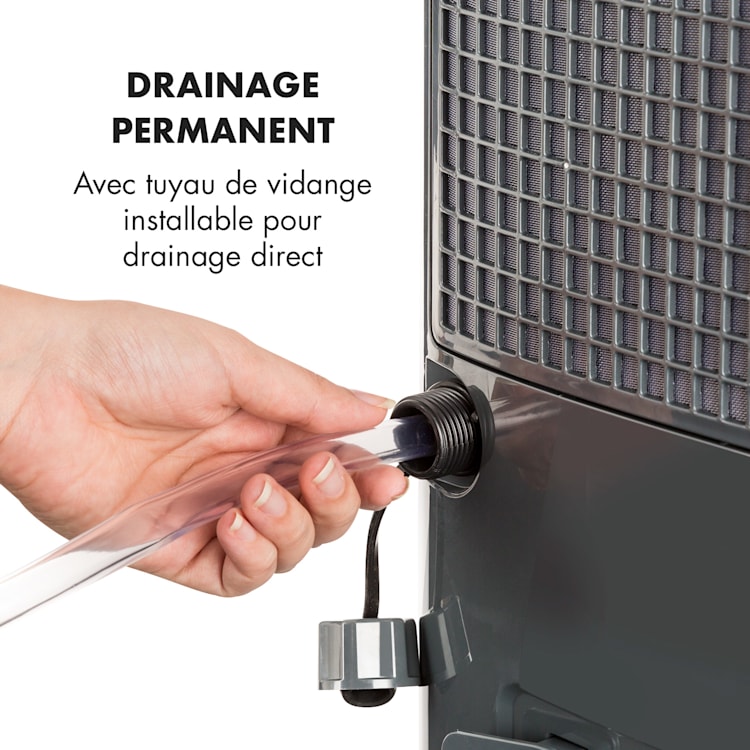 DryFy20 Déshumidificateur 420 W 20 l/j 230 m³/h 40-50 m² DrySelect 45 dB antharcite 20 l /24 h | Anthracite