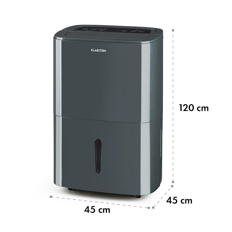 DryFy20 Dezumidificator 420W 20l/d 230m³/h 40-50m² DrySelect 45dB Gri 20l/24h | Antracit