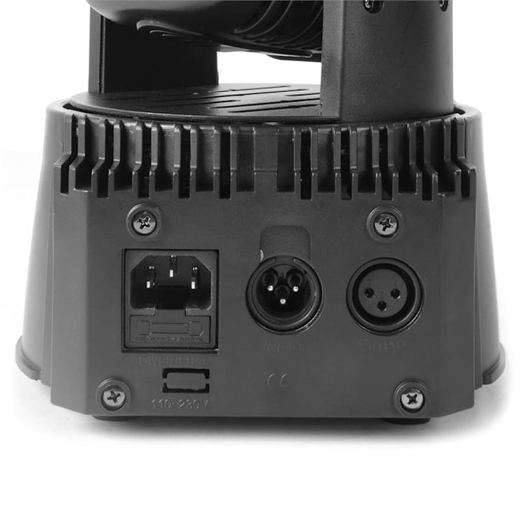 MHL Moving Head Wash, 18x 3W, RGB, DMX čierny