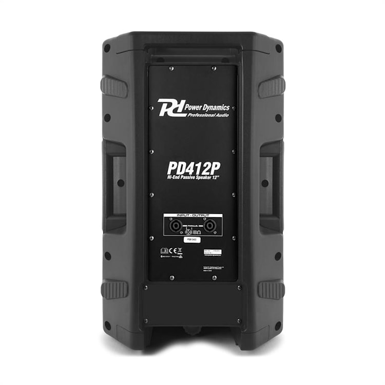 Enceinte passive Power Dynamics PD412P 1200 W en crête 2 voies woofer 12" tweeter 1,3"" 1200 W