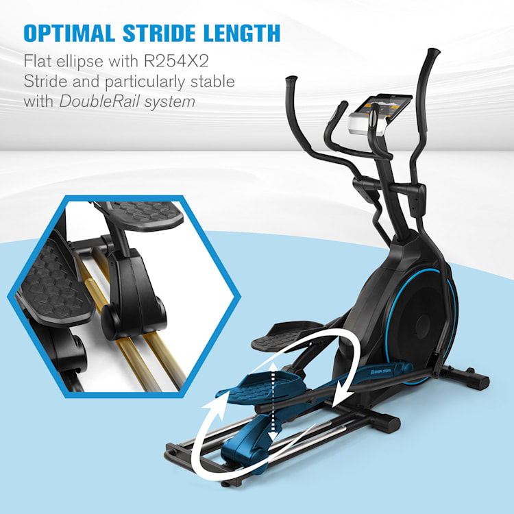 Helix Star DR Cross Trainer transmissão por correia 27kg Massa de inércia