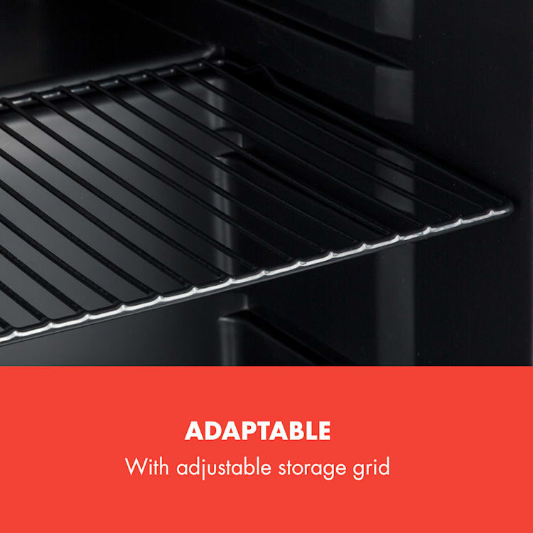 PopLife, frigider pentru băuturi, frigider, 48 litri, 0 - 10 °C, design retro, roșu