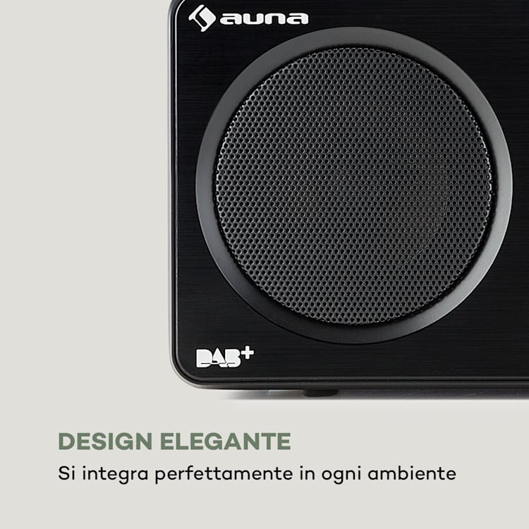 Worldwide CD Radio Internet Spotify Connect App Control Bluetooth Noce Legno scuro