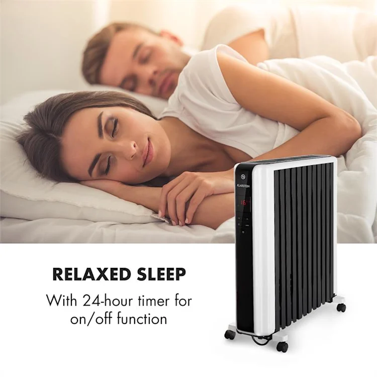 Thermaxx 2500 Oil Radiator 2500W 5-35 ° C 24h Timer White / Black 2500 W