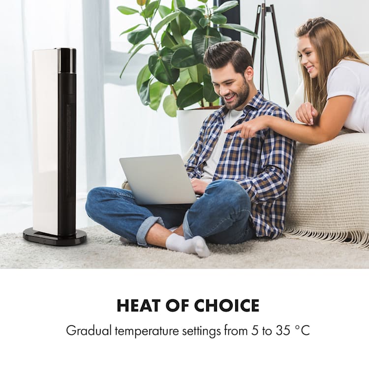 Hightower Heat Deluxe, termowentylator kolumnowy, grzejnik, 2200 W, termostat