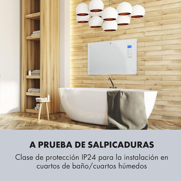 Norderney Convector Termostato Temporizador 2000W 30m² Blanco 2000 W | Blanco