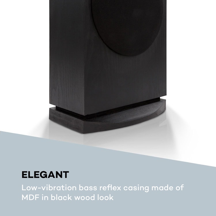 Line 4707, vežové reproduktory, 4-pásmové HiFi reproduktory, pár, 960 W max., čierne