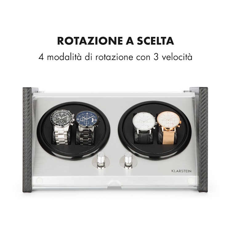 Tokyo 4 Scatola del Tempo, 4 Orologi, 3 Velocità, 4 Modalità, nero 4 orologi