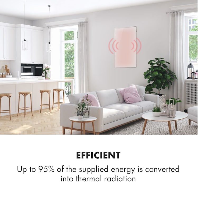Wonderwall 60 infraroodverwarming 60x100 cm 600W weektimer IP24