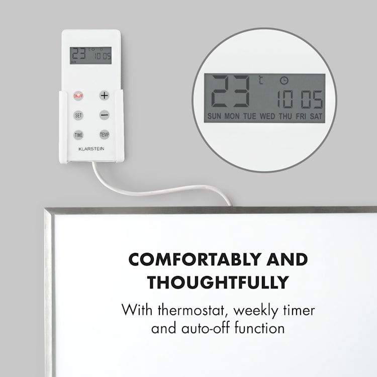 Wonderwall 60 infraroodverwarming 60x100 cm 600W weektimer IP24