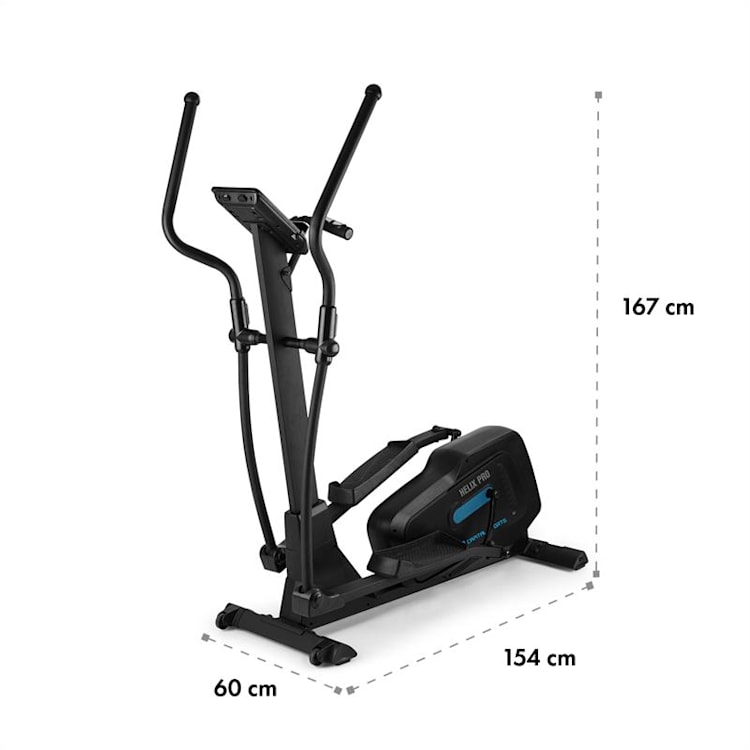 Helix Pro, elliptikus tréner, lendkerék 12 kg, Bluetooth, Kinomap alkalmazás flywheel_20kg