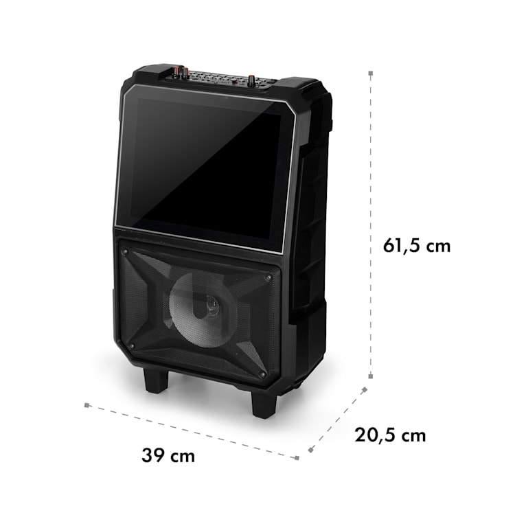 CenterStage 8 Cassa-Karaoke Mobile, 40 W, Display 14,1", Radiomicrofono