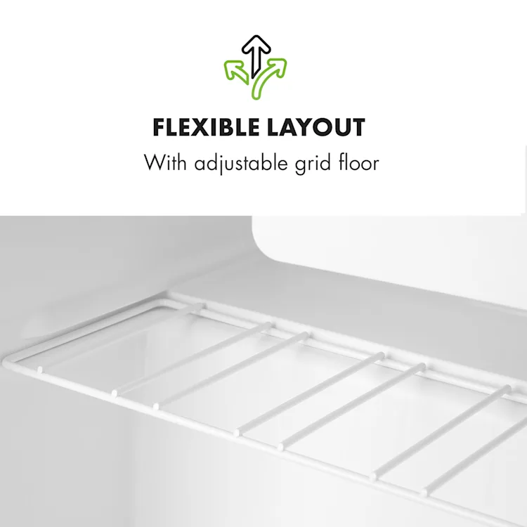 Snoopy Eco Mini Fridge with Freezer 41 Litres 39dB Black