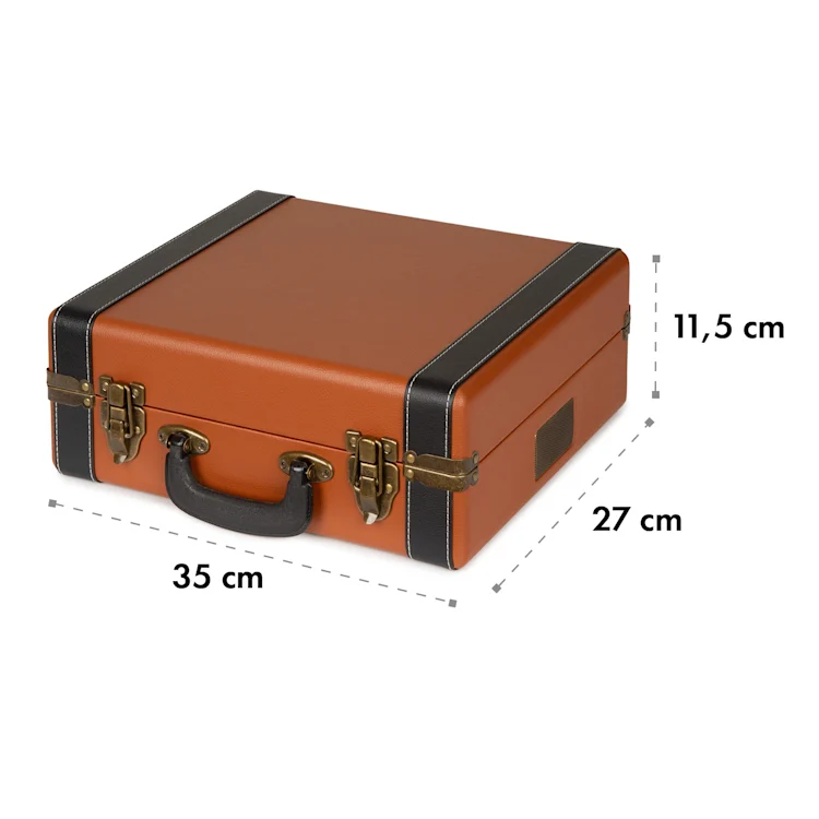 Jerry Lee BT Turntable BT USB Recording & Playback Brown