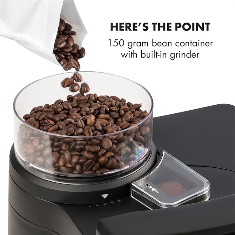 Aromatica II Kaffeemaschine, Mahlwerk, 1,25 l, silber Glaskanne | Silber