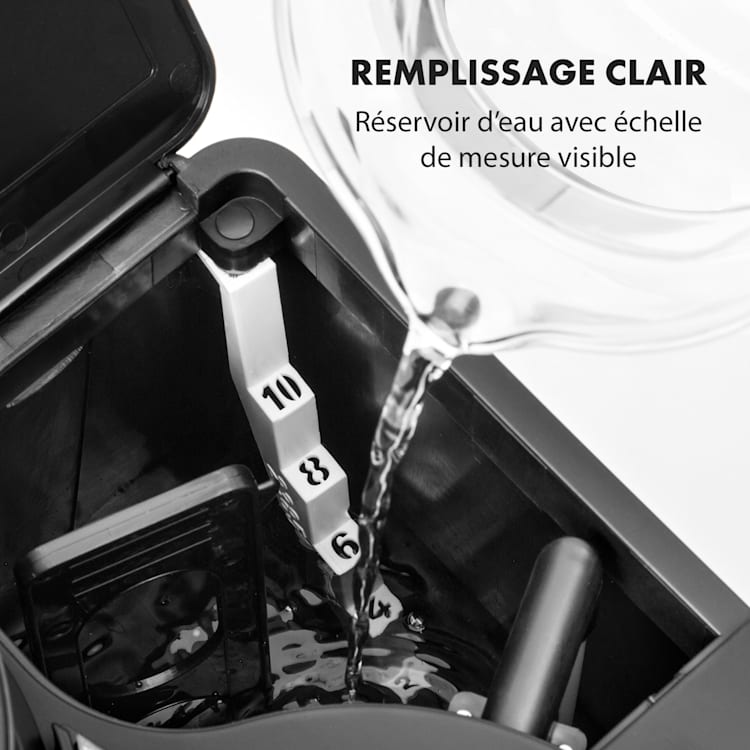 Aromatica II Cafetière 1,25L broyeur intégré verseuse verre 1000W noir Verseuses verre & thermos | Noir